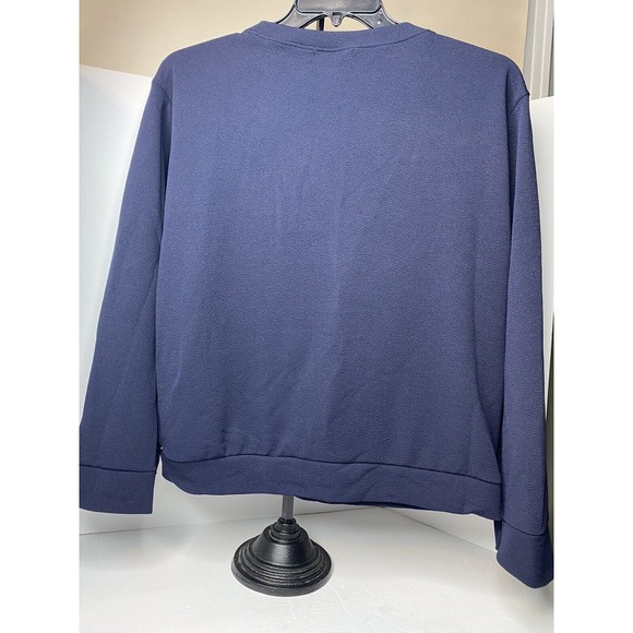 Common sense is not that common, ZARA, Woman, Med., Navy, Pullover, Long-sleeves - Picture 8 of 14